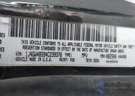 2004 Jeep Grand Cherokee Laredo from USA, damaged, VIN 1J4GW48S94C239376